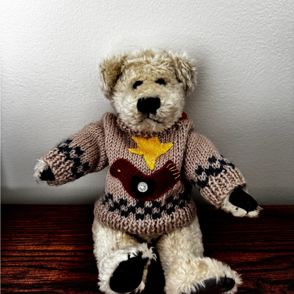 Boyds Bears Knit Sweater Dog Toy